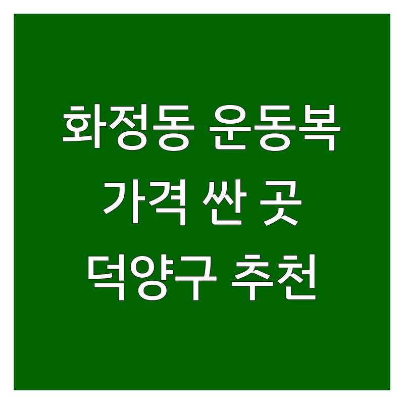 고양시 덕양구 화정동 운동복 저렴한 곳 가격싼 곳 업체 추천 | 런닝복 요가복 트레이닝복 구매 비용 가격 잘하는 곳 | 나이키 아디다스 프로스펙스 세일 매장 | 기능성 스포츠웨어 전문점 | 남성 여성 아동 운동복 할인